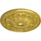 Ekena Millwork Flagstone Ceiling Medallion (Fits Canopies up to 3 7/8"), 30"OD x 3 7/8"ID x 3 1/4"P, Rich Gold CM30FLRGS - alternate 2